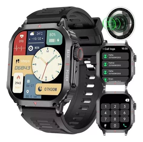 Military Reloj Inteligente Hombres Gps Deportes Llamada 2024 Cuotas