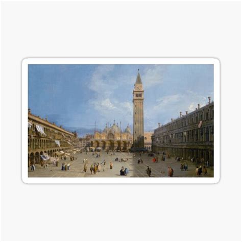 "Piazza San Marco (1720) - Canaletto" Sticker for Sale by ...