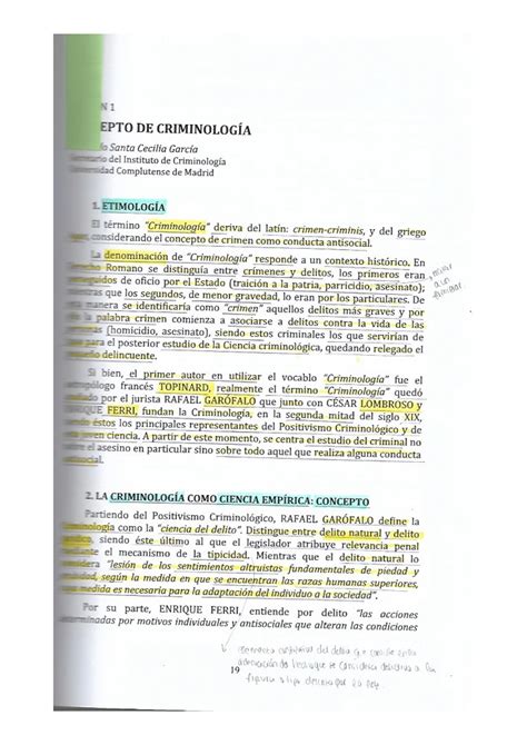 Tema 1 Apuntes 1 Introducción A La Criminología Usal Studocu