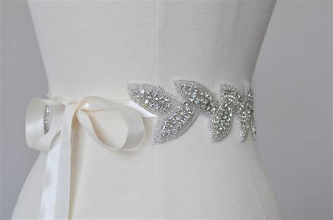 10 Beautiful Bridal Sashes Belts To Make Your Dress Unique