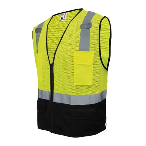 Frogwear Hv Safety Vest High Visibility Yellow Green Lightweight