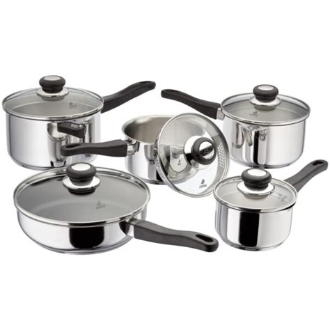 Judge Vista Piece Draining Saucepan Set Browns Of York