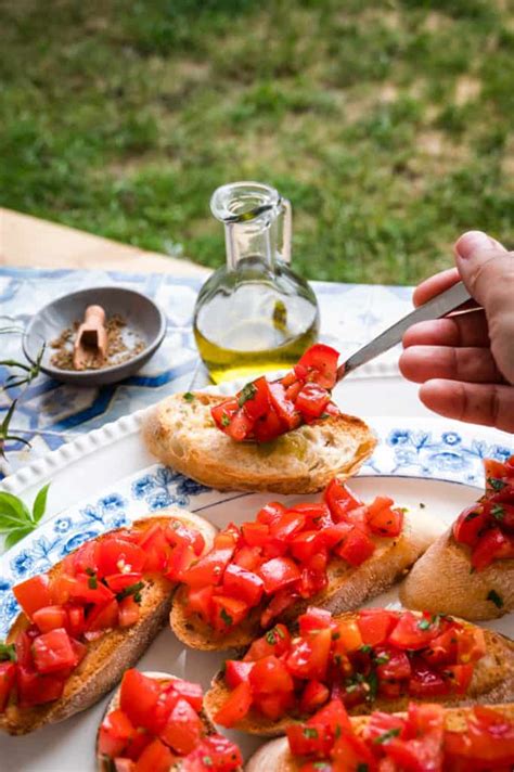 Knusprige Bruschetta Ein Italienischer Klassiker Eine Prise Lecker