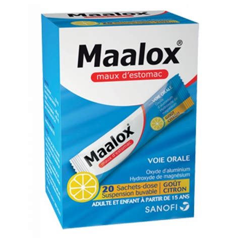 Maalox Lemon Stick 460mgsuspension 20`s Pharmacy Direct Kenya