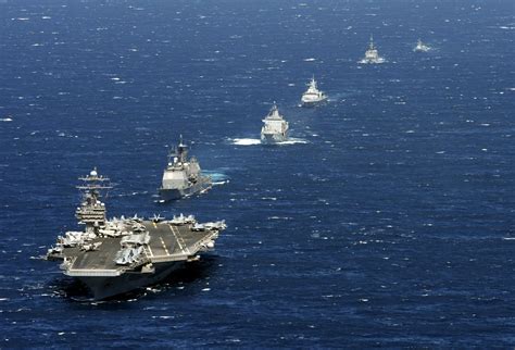 USS Theodore Roosevelt Leads Her Battle Group In 2008 U S Navy