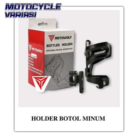 Jual Motowolf Bracket Holder Botol Minum Distang Motor Dan Sepeda