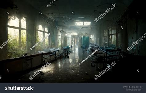 Old Abandoned Haunted Hospital Creepy Setting Stock Illustration 2212988067 | Shutterstock