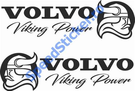 Set Buc Stickere Autocolante Volvo Viking Power Fh Fh Fh Fh