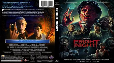 Fright Night 1985 Scanned Blu Ray Cover Fright Night Blu Ray