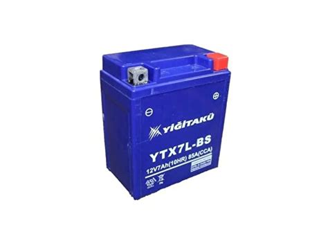აკუმულატორი: YigitAku Battery 12V 7AH YTX7L-BS(MF) (Motorcycle) - KLG