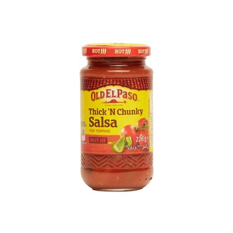 Old El Paso Hot Thick Salsa 226g Choithrams Uae