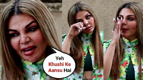 Rakhi Sawant Crying In Happiness After Husband Adil Khan Confirms