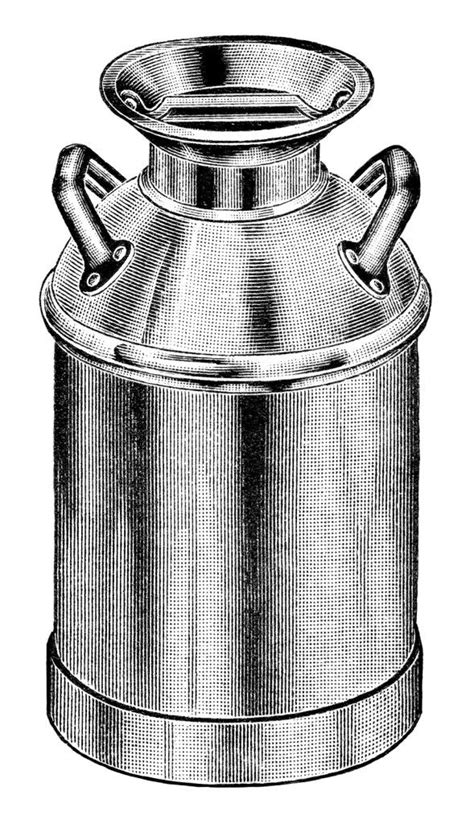 Free Vintage Milk Can Clip Art Old Milk Bottles Old Milk Cans Vintage