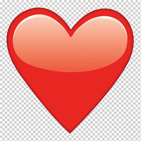 Corazón Rojo Emoji Corazón Emoji Amor Smiley Corazón Roto Png