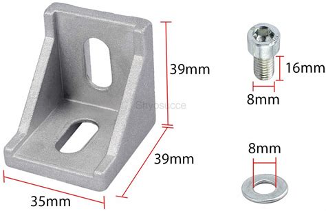 Winkel X Nut Befestigungswinkel Aluprofil Item Kompatibel
