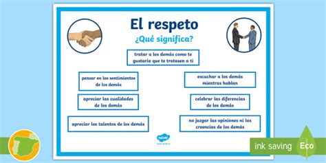 Póster: ¿Qué es el respeto? (teacher made)