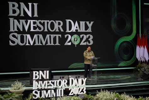 Bni Investor Daily Summit Pemerintah Dorong Penguatan Ekonomi