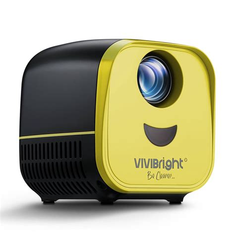 Vivibright L P Lm Led Projector Black