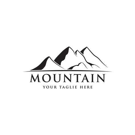 mountain silhouette vector design 21059135 Vector Art at Vecteezy