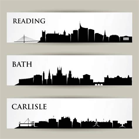 United Kingdom City Skylines Stock Vector By I Petrovic