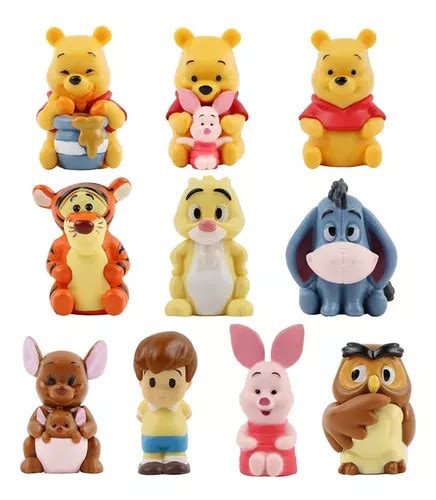 Set Figuras Winnie Pooh Coleccionables Mini Premium Meses Sin Inter S