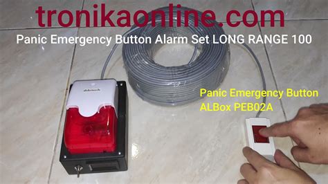 Panic Button Emergency Key Alarm Set Tombol Panik Button LONG RANGE 100