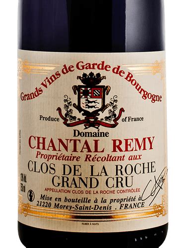 Domaine Chantal Remy Clos De La Roche Grand Cru Vivino Us