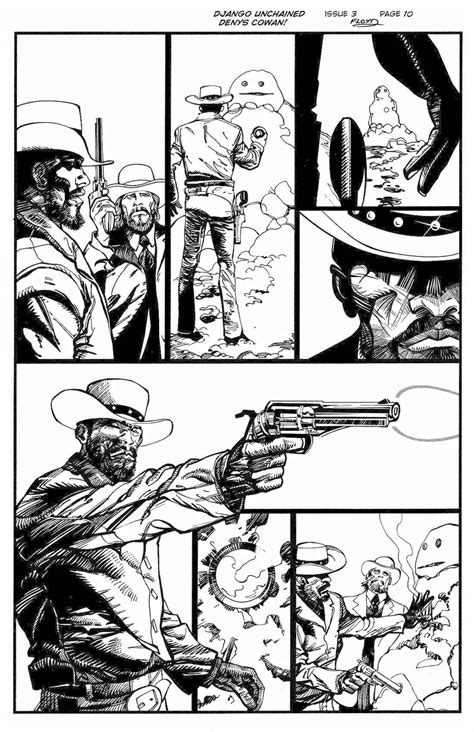 Artwork | Django Unchained | Comics | Denys Cowan Art