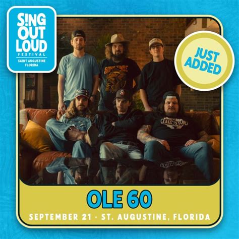 2 Day Sing Out Loud Upgraded Ga Tickets And St Augustine City Package