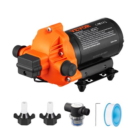 Vevor V Water Pressure Diaphragm Pump Self Priming Pump Psi