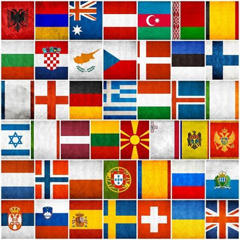 All flags of Eurovision | Eurovision Song Contest - Matt loves Eurovision!