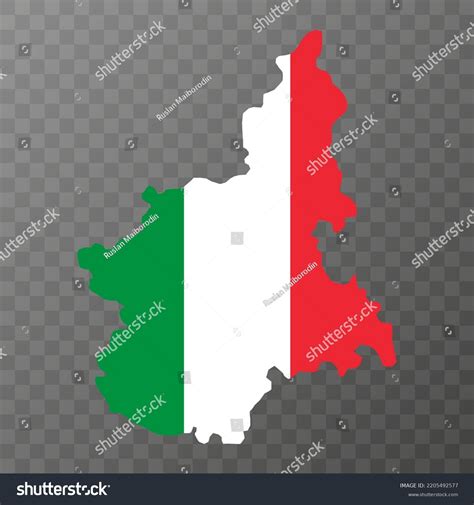 Piedmont Map Region Italy Vector Illustration Stock Vector (Royalty Free) 2205492577 | Shutterstock