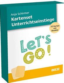 Kartenset Unterrichtseinstiege 32 Karten Mit Booklet Von Anja Schirmer