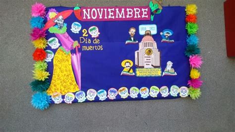 Noviembre Peri Dico Mural Periodico Mural Noviembre Manualidades