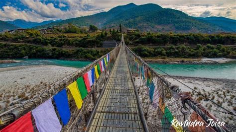 Punakha Suspension Bridge - Truly thrilling and massive - Ravindra Joisa