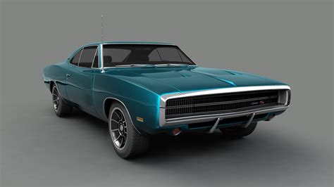 Dodge Charger Rt 1970 3D Model TurboSquid 1625444