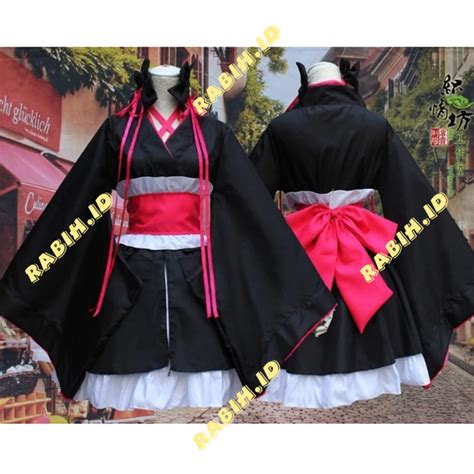 Jual QW3 Japanese Kimono Cosplay Girls Anime Yaya Costume Women Haori