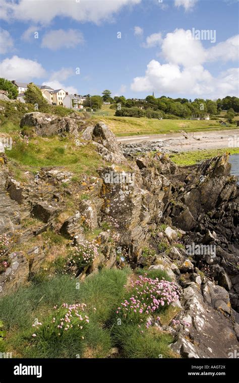 Ireland County Donegal Inishowen Peninsula Moville The Green With