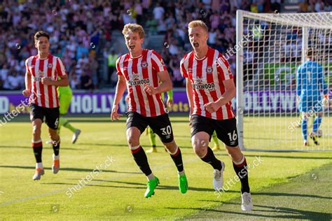 Goal Brentford Defender Ben Mee Editorial Stock Photo Stock Image