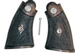 Smith Wesson K Frame Combat Tigerwood Grips Checkered With Medallions