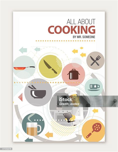 Desain Sampul Buku Cook Ilustrasi Stok Unduh Gambar Sekarang Resep