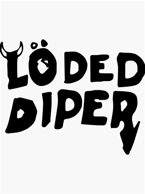 "Loaded Diaper fan art - Loded " Sticker for Sale by namini1 | Redbubble