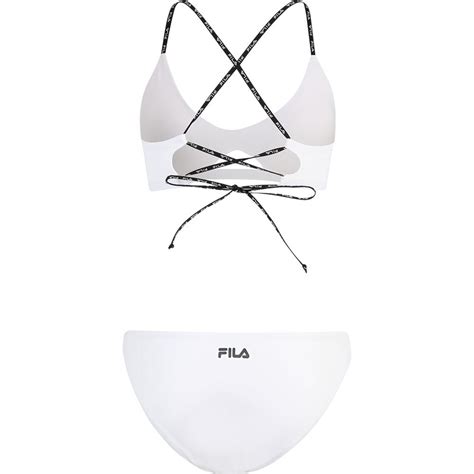 Fila Sarconi Cutout Bralette Bikini Bikini White Dressinn