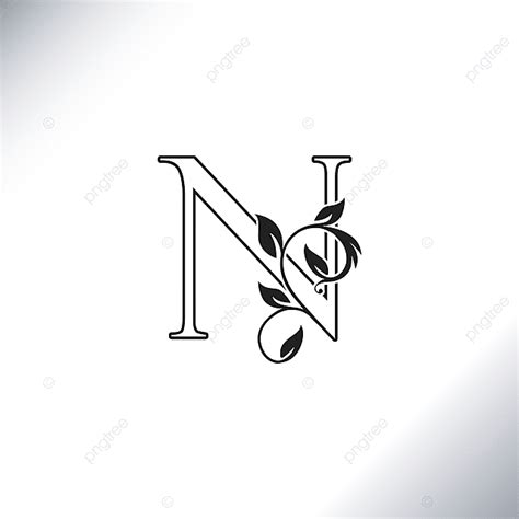 Letter N Logo Vector Hd Images, Outline Logo N Letter Logo Icon Design ...