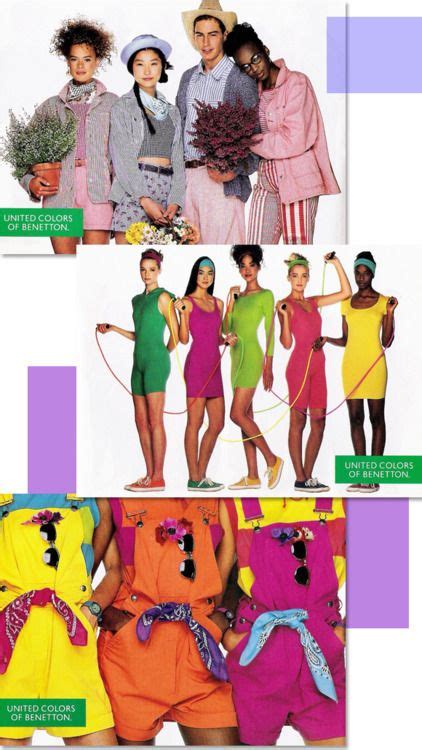 Justseventeen 1988 1989 A Sample Of Looks From A Benetton Catalog