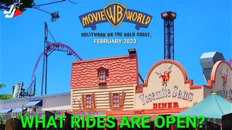 MOVIE WORLD GOLD COAST ROLLERCOASTERS RIDES UPDATE YouTube