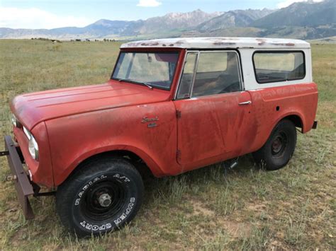 Scout 800 Ih 1966 Classic International Harvester Scout 1966 For Sale