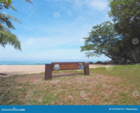 Small Sandy Beach Khao Lak Lam Ru National Park Thailand Editorial