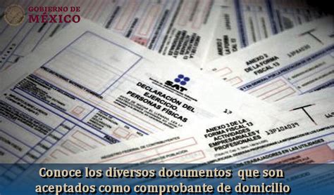 Documentos Aceptados Como Comprobante De Domicilio 2024