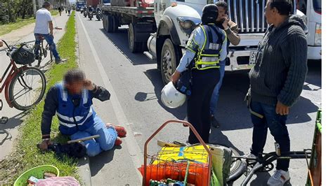 Atención accidente en la vía Funza Mosquera